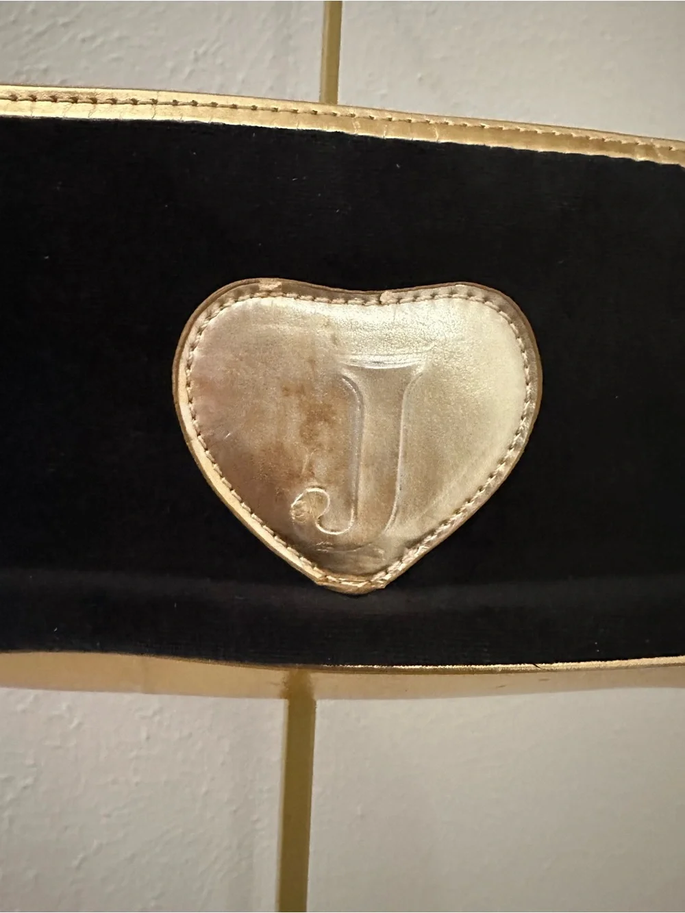 Juicy Couture Black and Gold Chain Shoulder Bag
